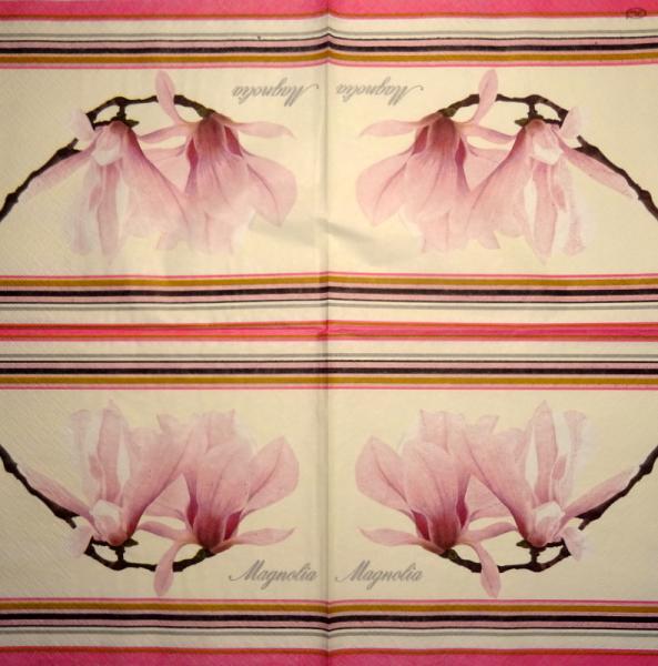 141 Magnolias - 3-ply (cream) - Paw